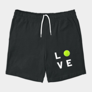 Tennis Ball Love Unique Sports Statement Piece Shorts
