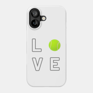 Tennis Ball Love Unique Sports Statement Piece Phone Case