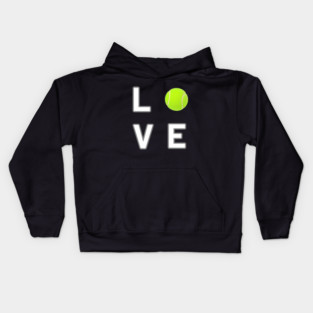 Tennis Ball Love Unique Sports Statement Piece Kids Hoodie