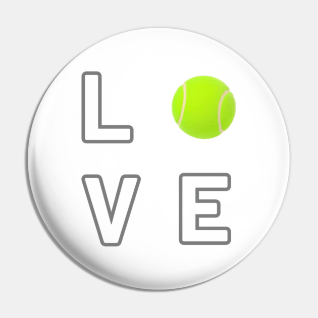 Tennis Ball Love Unique Sports Statement Piece Pin by Art2Wear