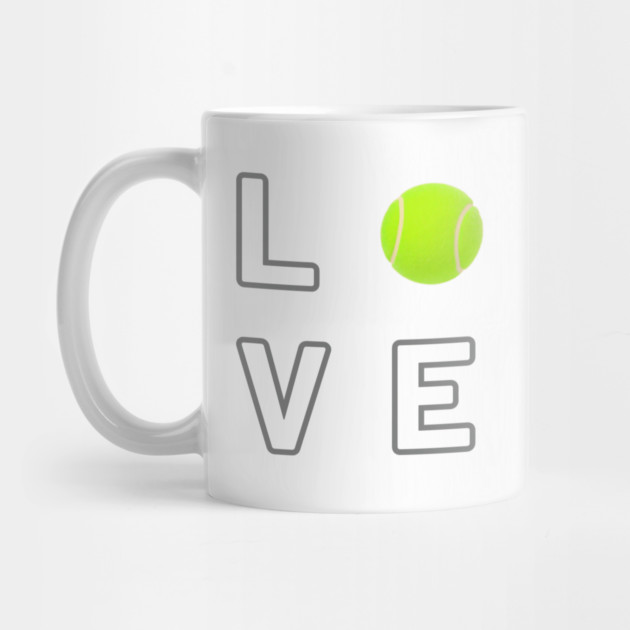 Tennis Ball Love Unique Sports Statement Piece by Art2Wear