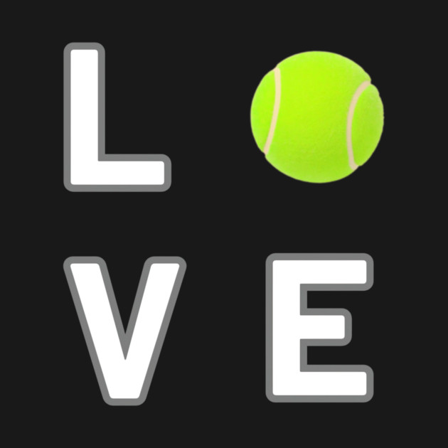 Tennis Ball Love Unique Sports Statement Piece by Art2Wear