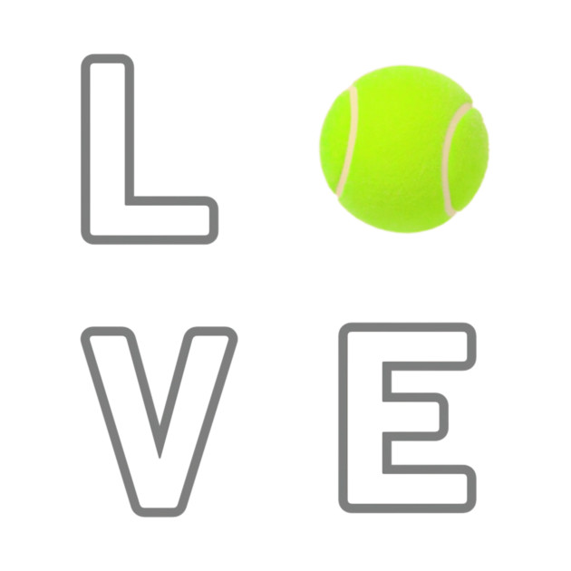 Tennis Ball Love Unique Sports Statement Piece by Art2Wear