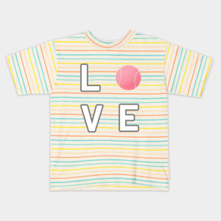 Tennis Lover Statement for Players and Enthusiasts Kids T-Shirt