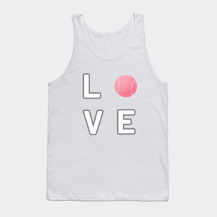 Tennis Lover Statement for Players and Enthusiasts Tank Top