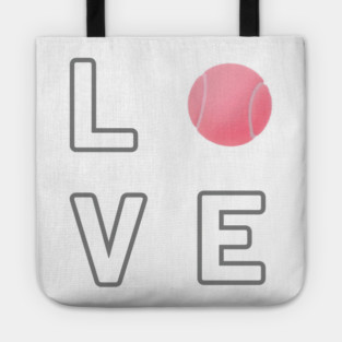 Tennis Lover Statement for Players and Enthusiasts Tote