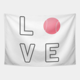 Tennis Lover Statement for Players and Enthusiasts Tapestry