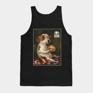 Dog Chill With Taco Bell Vintage Graphic Tank Top