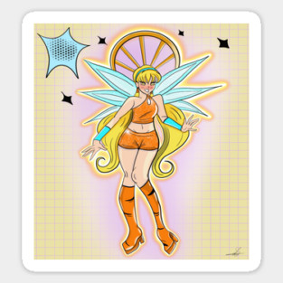 Fairy of the sun and the moon Magnet