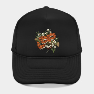 Corn Snake with Forest Wildflowers Hat