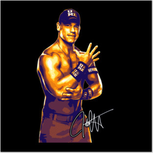 jhon cena retro Posters and Art