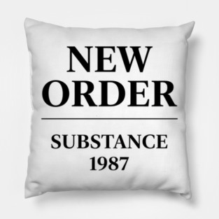 New Order Substance 1987 Pillow