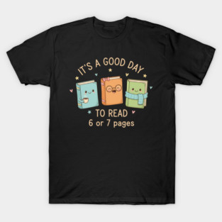 Pages Six Seven Bookish Meme Cute Reading 67 Aesthetic Design T-Shirt