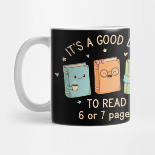 Pages Six Seven Bookish Meme Cute Reading 67 Aesthetic Design Mug