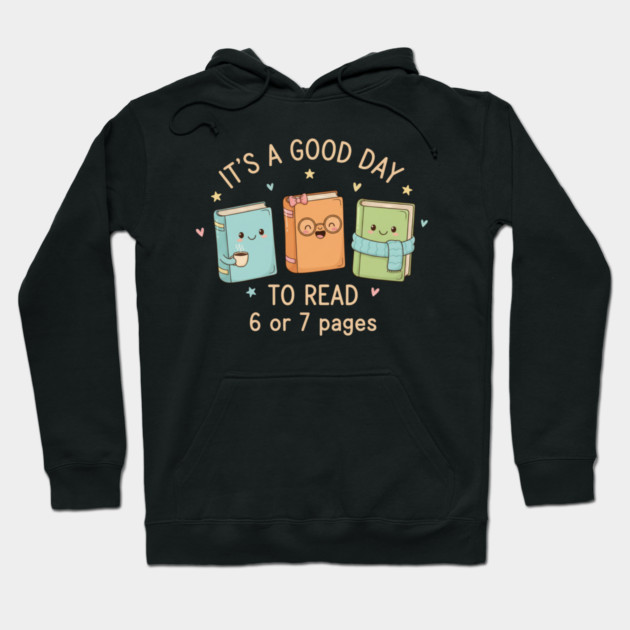 Pages Six Seven Bookish Meme Cute Reading 67 Aesthetic Design Hoodie by ArtistTee ⭐⭐⭐⭐⭐