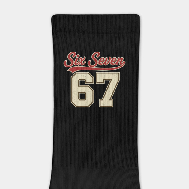 Number 67 Six Seven Baseball Jersey Style Team 67 Meme Sports Design by ArtistTee ⭐⭐⭐⭐⭐