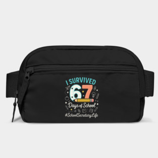 I Survived 67 Six Seven Meme Funny 67 Trendy Gen Alpha Design Bag