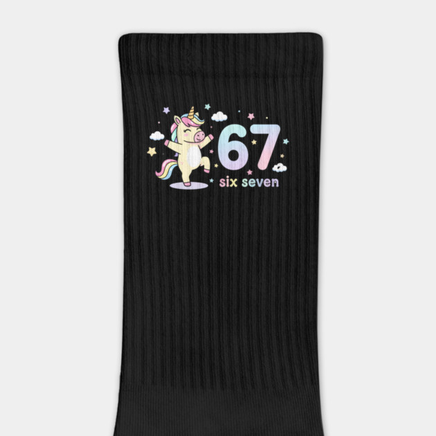 67-Meme-Unicorn-Girl-Six-Seven by ArtistTee ⭐⭐⭐⭐⭐