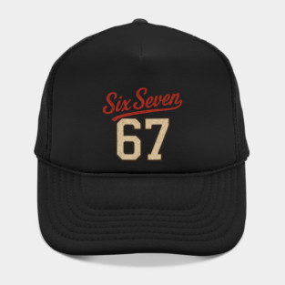 Number 67 Six Seven Baseball Jersey Style Team 67 Meme Sports Hat