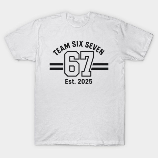 Number 67 Six Seven Baseball Jersey Style Team 67 Meme Sports T-Shirt by ArtistTee ⭐⭐⭐⭐⭐