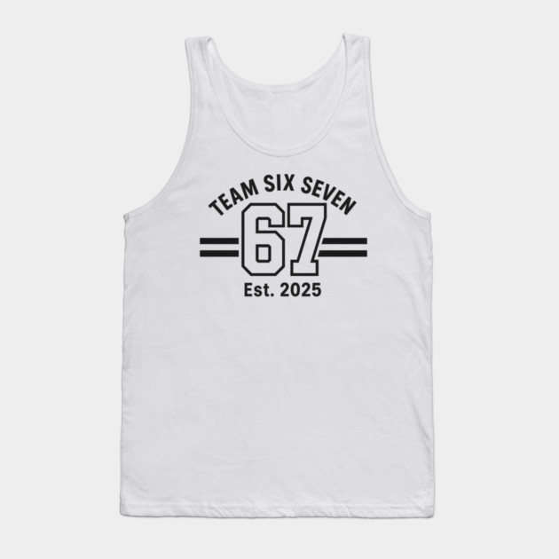 Number 67 Six Seven Baseball Jersey Style Team 67 Meme Sports Tank Top by ArtistTee ⭐⭐⭐⭐⭐