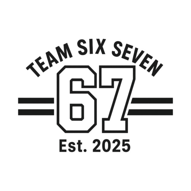 Number 67 Six Seven Baseball Jersey Style Team 67 Meme Sports by ArtistTee ⭐⭐⭐⭐⭐