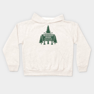 Now-Entering-Iwishabish-Woods-National-Forest-Land-Audacity Kids Hoodie