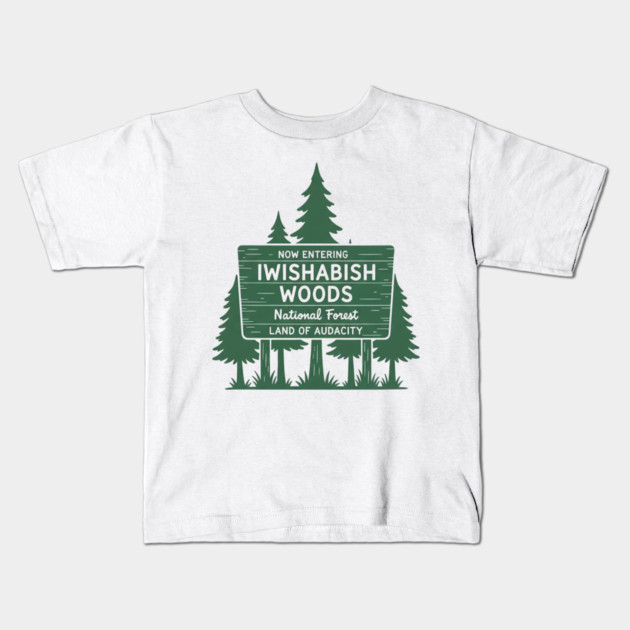 National Forest Land Audacity Kids T-Shirt by ArtistTee ⭐⭐⭐⭐⭐