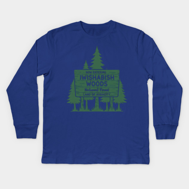 National Forest Land Audacity Kids Long Sleeve T-Shirt by ArtistTee ⭐⭐⭐⭐⭐