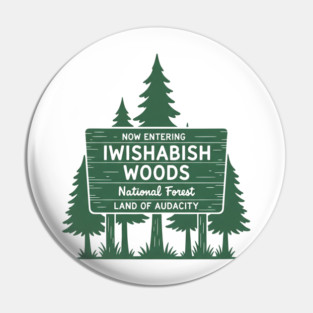 National Forest Land Audacity Pin