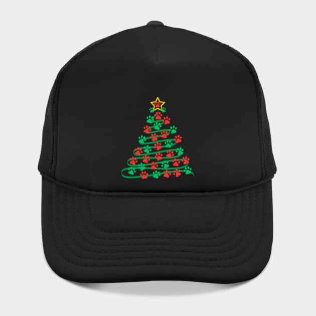 Paw Print Christmas Tree by Creatifly Graphic Tees
