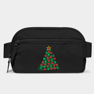 Paw Print Christmas Tree Bag