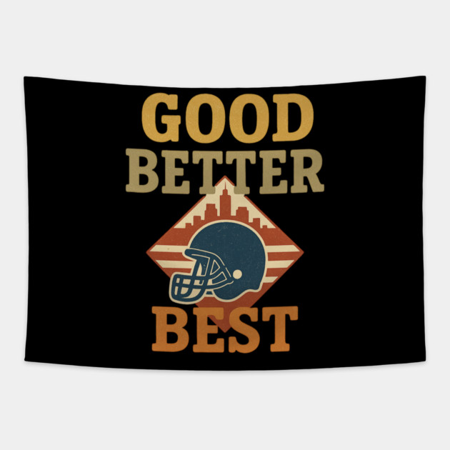 Good Better Best Bears – Bear Claw Motivational Sports Fan Tapestry by ArtistTee ⭐⭐⭐⭐⭐