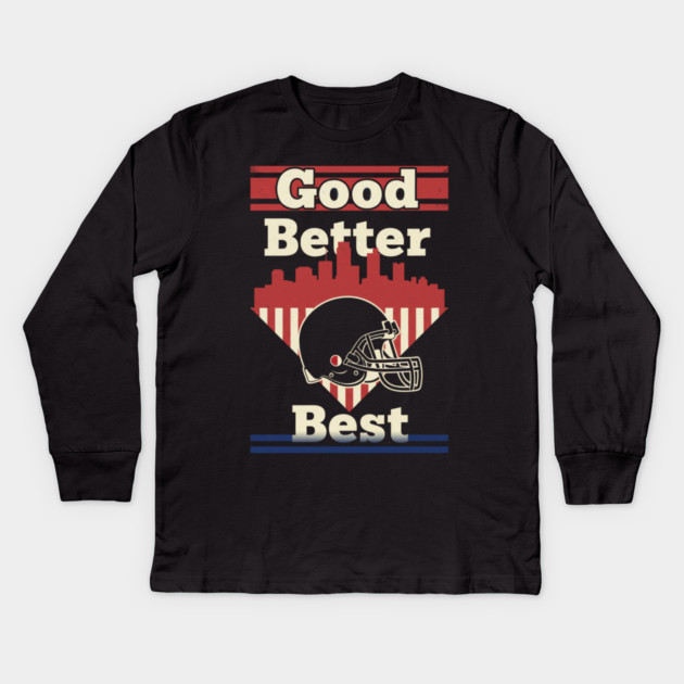Good Better Best Bear Claw – Motivational Game Day Sports Kids Long Sleeve T-Shirt by ArtistTee ⭐⭐⭐⭐⭐