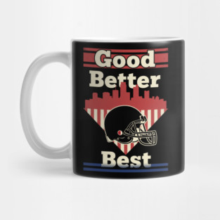 Good Better Best Bear Claw – Motivational Game Day Sports Mug
