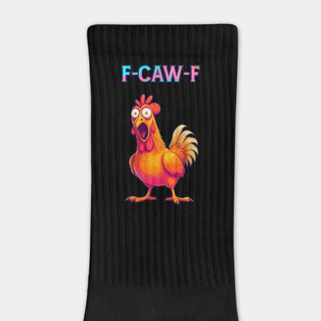 F-CAW-F Shocked Chicken Meme by Ink Lines