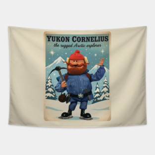 Yukon Cornelius Arctic Explorer - Vintage Tapestry