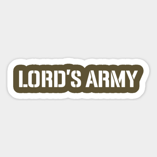 We're in the Lord's Army Magnet by Ted Fuller
