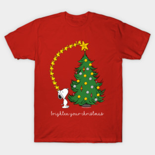 Peanuts Chillin At Christmas Snoopy T-Shirt