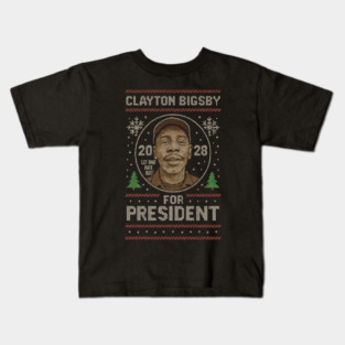 Ugly Sweater - Clayton Bigsby For President 2028 #2 Kids T-Shirt