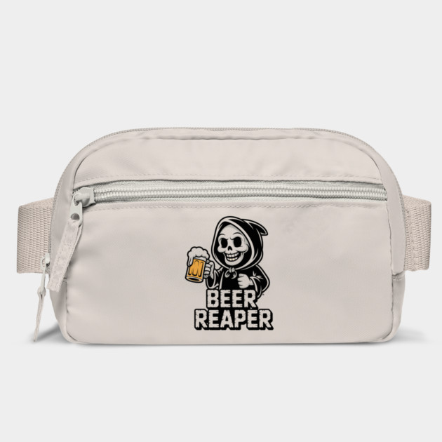 Beer Reaper – Grim Drinker Hoodie Mascot by Cosmo Gazoo
