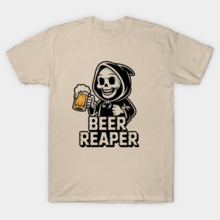Beer Reaper – Grim Drinker Hoodie Mascot T-Shirt