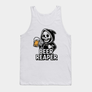 Beer Reaper – Grim Drinker Hoodie Mascot Tank Top