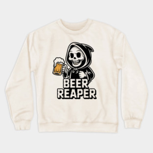 Beer Reaper – Grim Drinker Hoodie Mascot Crewneck Sweatshirt