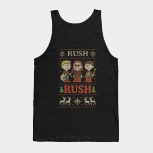 Ugly Sweater - Rush Band Charlie Brown Tank Top