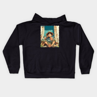 luffy Kids Hoodie