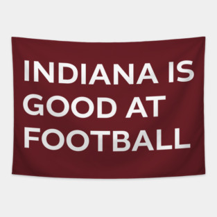 INDIANA IS GOOD AT FOOTBALL Tapestry