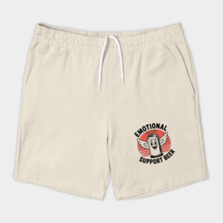 Emotional Support Beer – Retro Angel Can Shorts