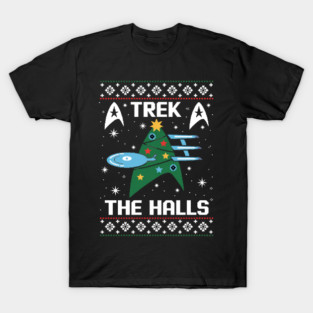 Trek-The-Halls-Christmas T-Shirt