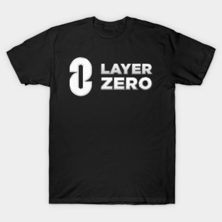 LayerZero ZRO Logo 3D Airdrop Crypto T-Shirt